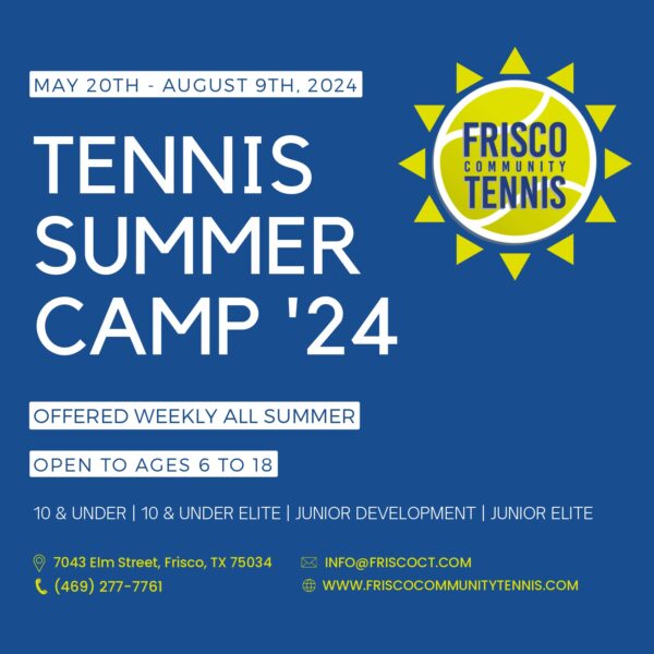 Summer Tennis Camps Frisco Community Tennis